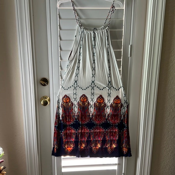 Dresses & Skirts - High neck braided straps dress, colorful dress. Simply beautiful